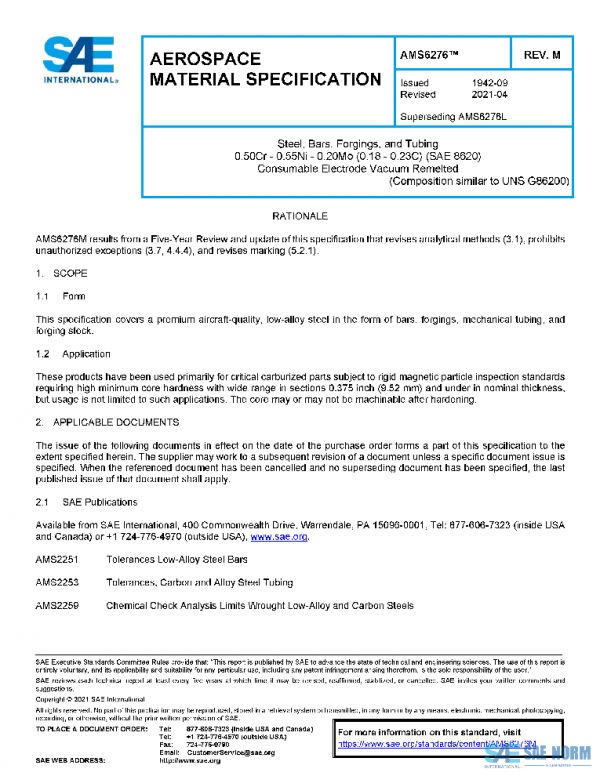 SAE AMS6276M PDF