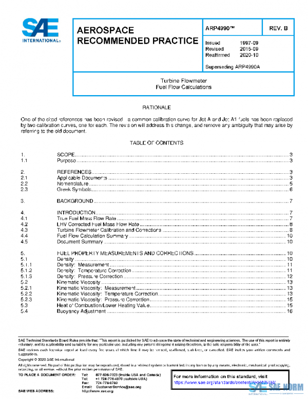 SAE ARP4990B PDF