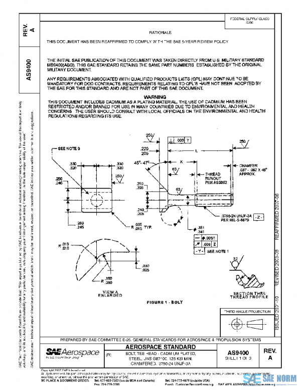 SAE AS9400A PDF