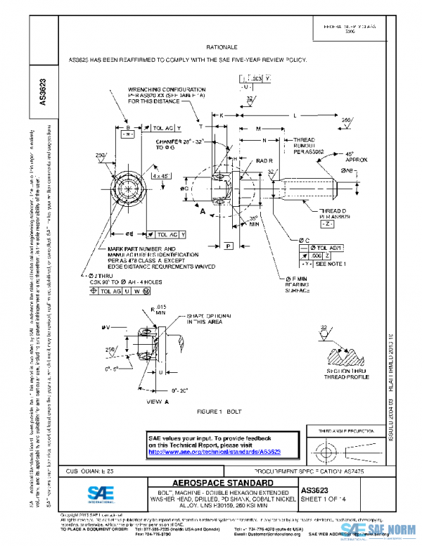 SAE AS3623 PDF