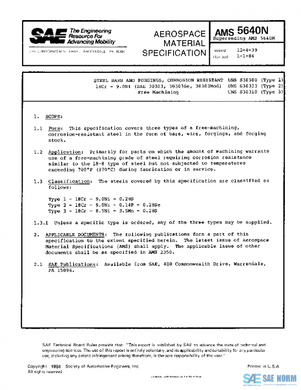 SAE AMS5640N PDF