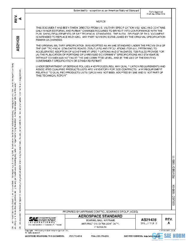 SAE AS21428A PDF SAE AS21428A PDF