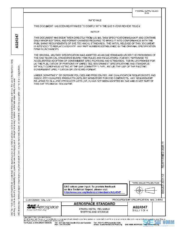 SAE AS24347 PDF SAE AS24347 PDF
