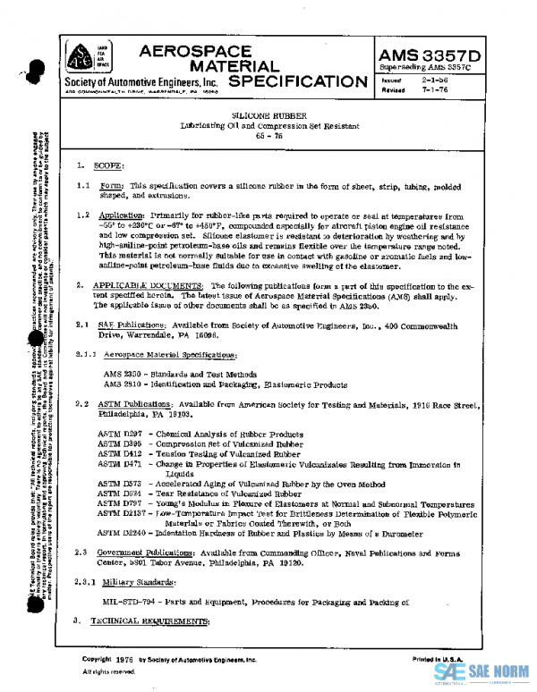 SAE AMS3357D PDF SAE AMS3357D PDF