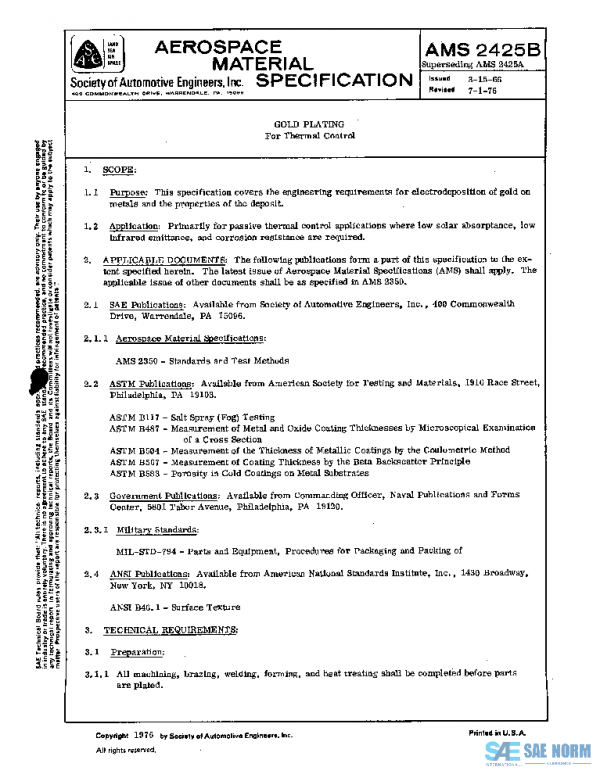 SAE AMS2425B PDF