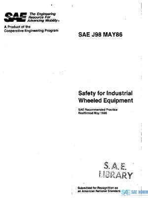 SAE J98_198605 PDF