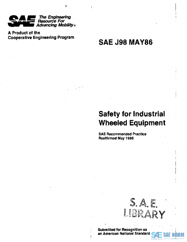 SAE J98_198605 PDF