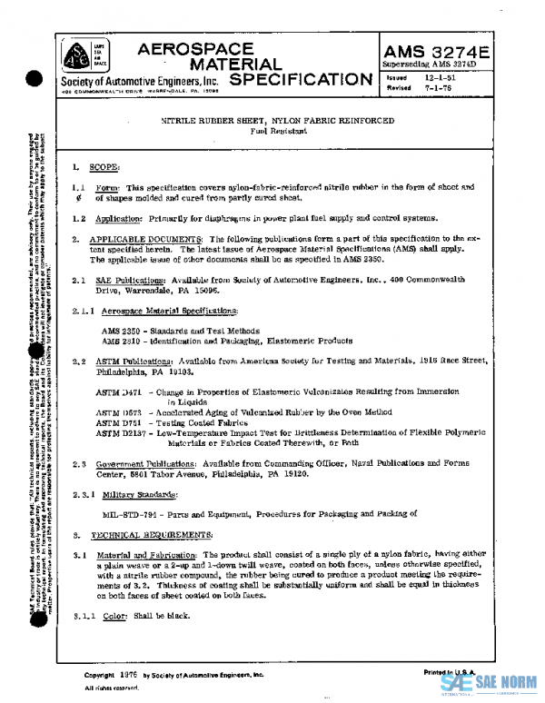 SAE AMS3274E PDF SAE AMS3274E PDF