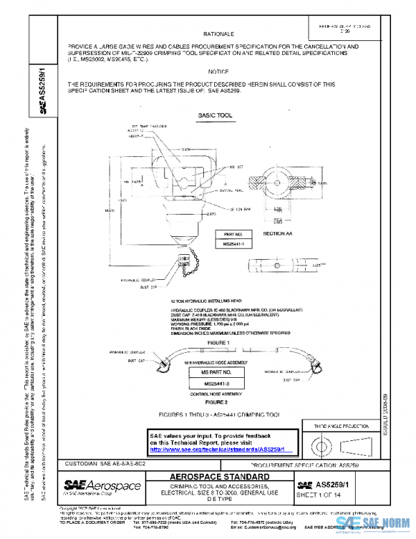 SAE AS5259/1 PDF