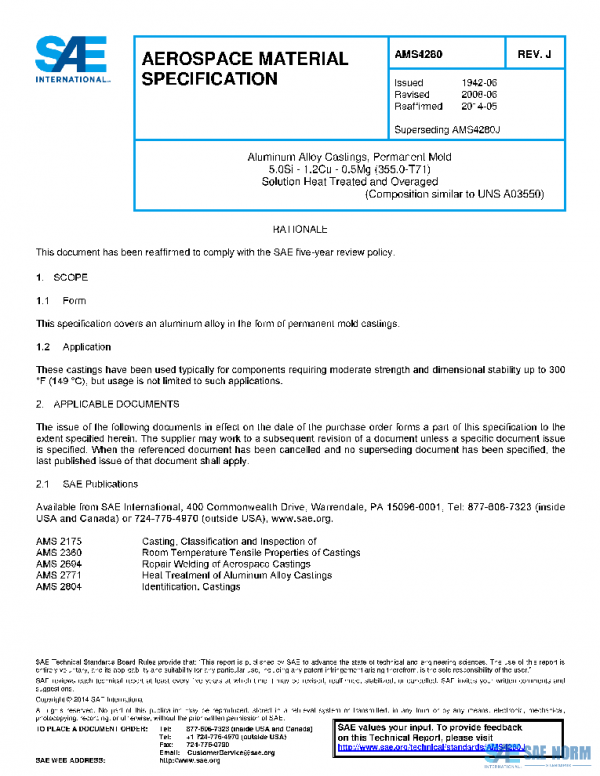 SAE AMS4280J PDF