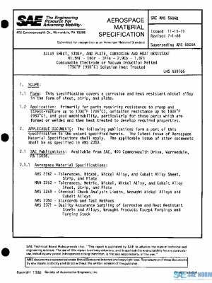 SAE AMS5606B PDF