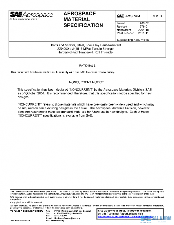 SAE AMS7464C PDF
