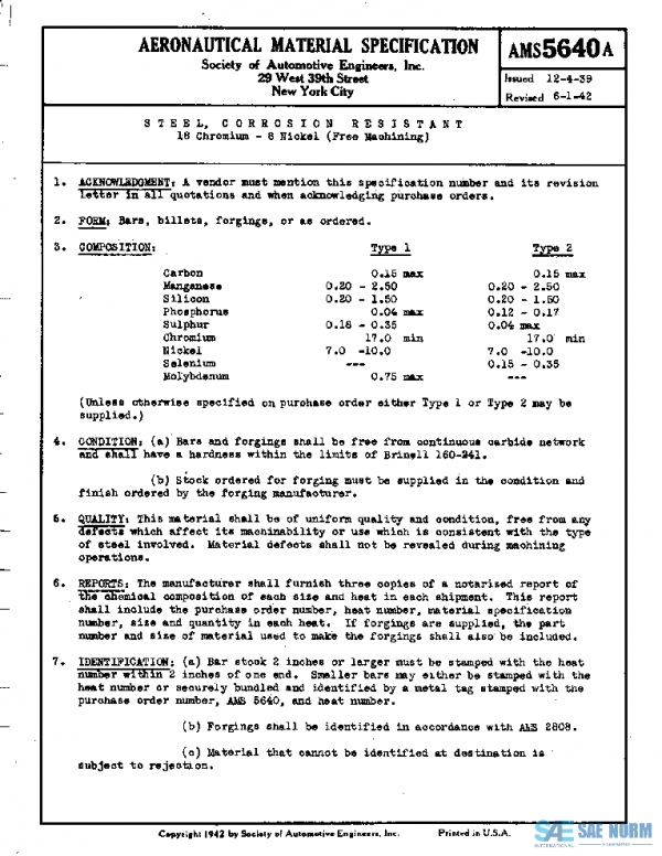 SAE AMS5640A PDF