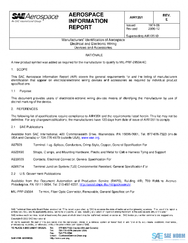 SAE AIR1351E PDF