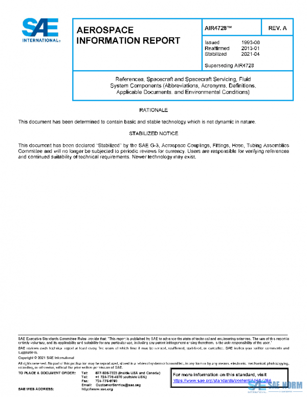 SAE AIR4728A PDF