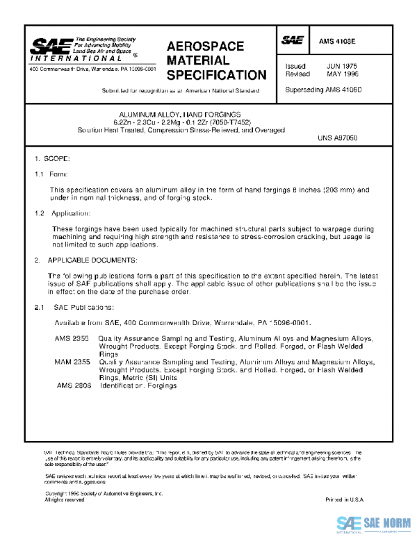 SAE AMS4108E PDF
