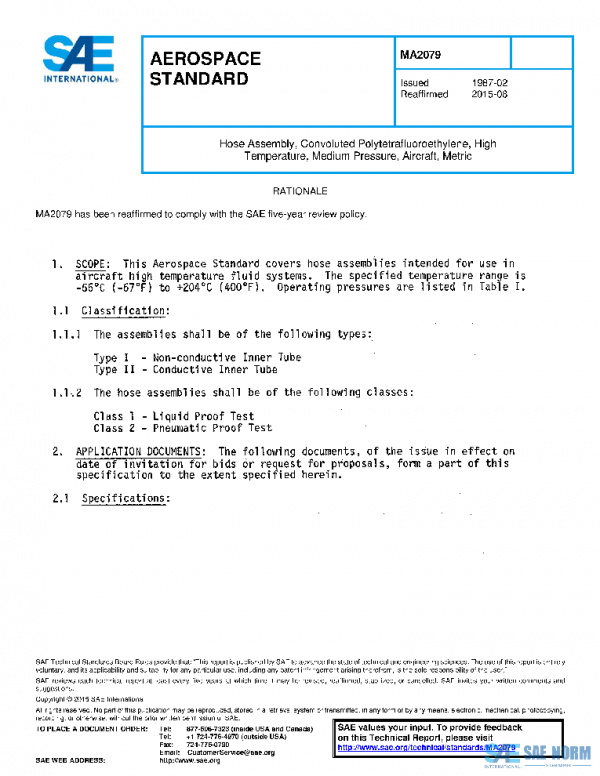 SAE MA2079 PDF