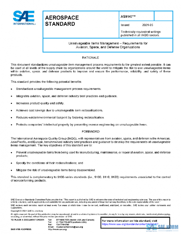 SAE AS9147 PDF
