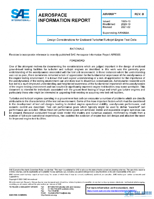 SAE AIR4869B PDF SAE AIR4869B PDF