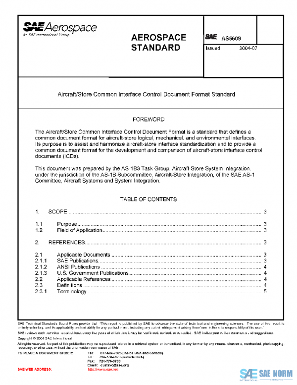 SAE AS5609 PDF SAE AS5609 PDF