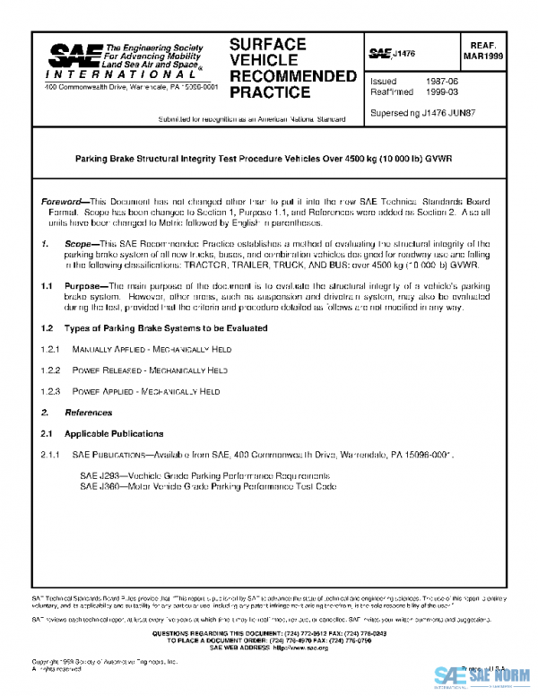 SAE J1476_199903 PDF