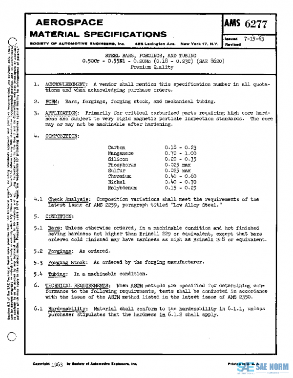 SAE AMS6277 PDF