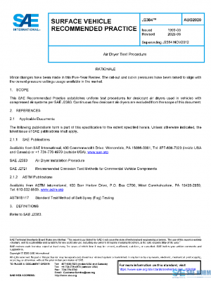 SAE J2384_202008 PDF