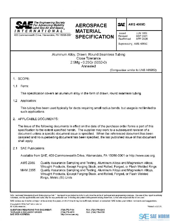 SAE AMS4069D PDF