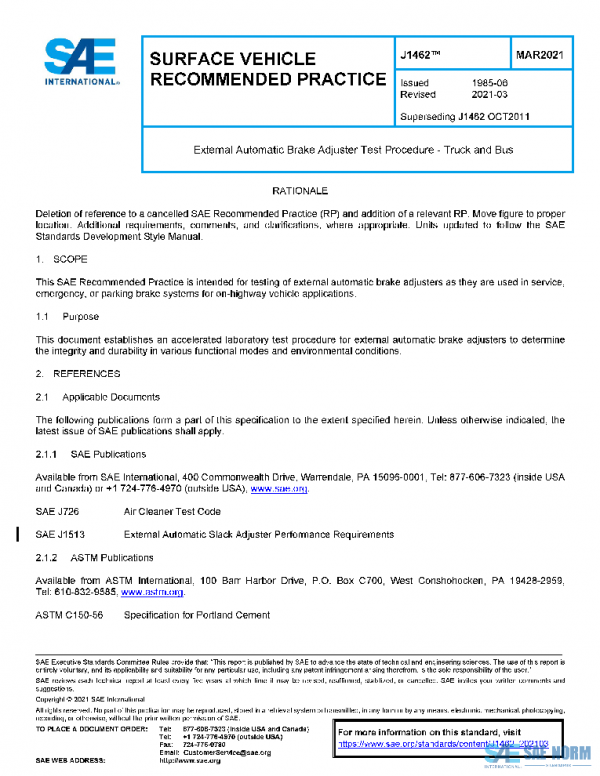 SAE J1462_202103 PDF