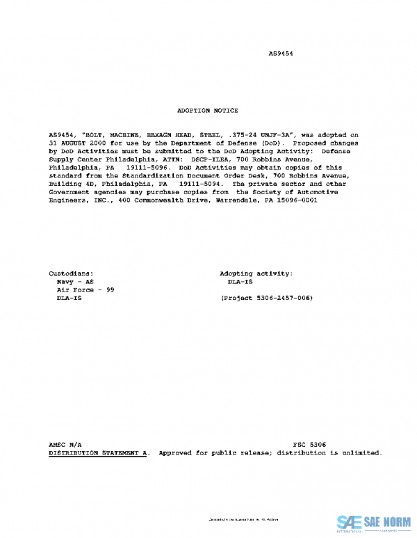 SAE AS9454 PDF