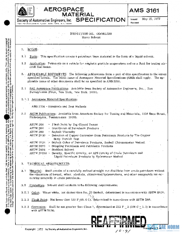 SAE AMS3161 PDF