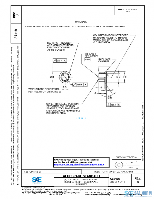 SAE AS3485A PDF SAE AS3485A PDF