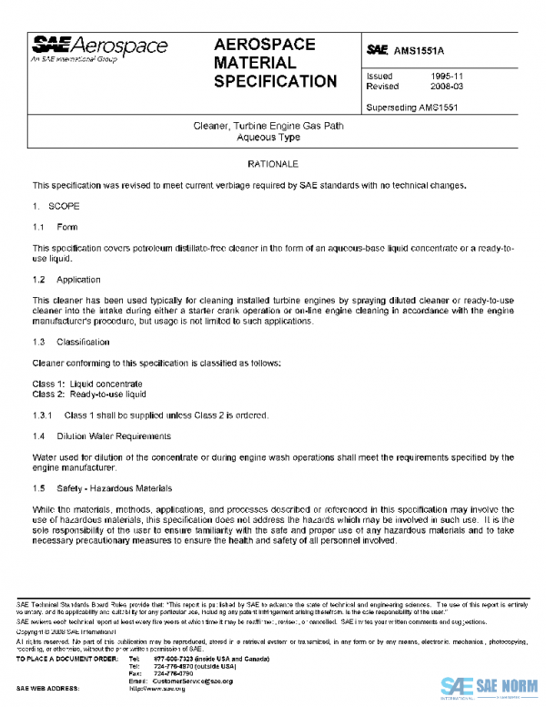 SAE AMS1551A PDF