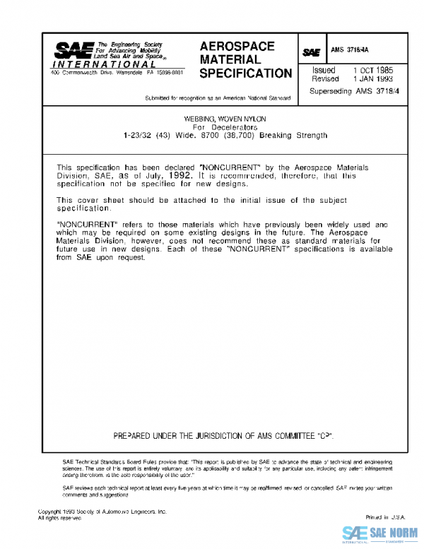 SAE AMS3718/4A PDF