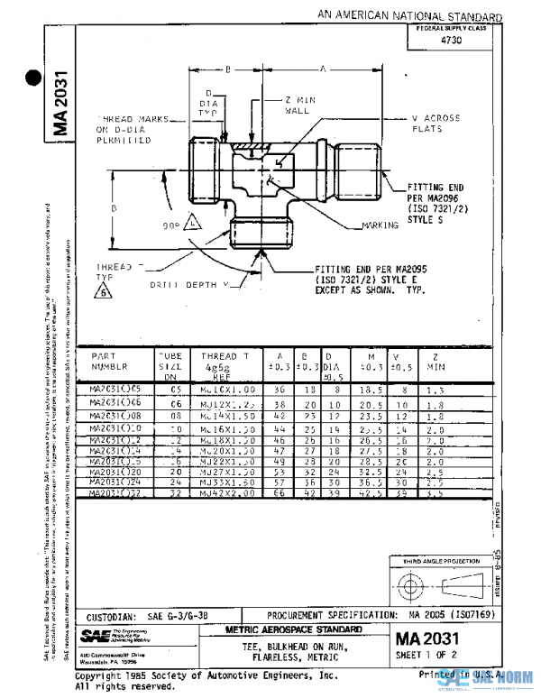 SAE MA2031 PDF