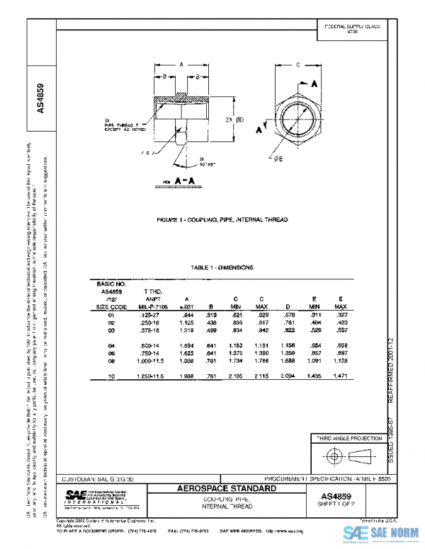 SAE AS4859 PDF SAE AS4859 PDF