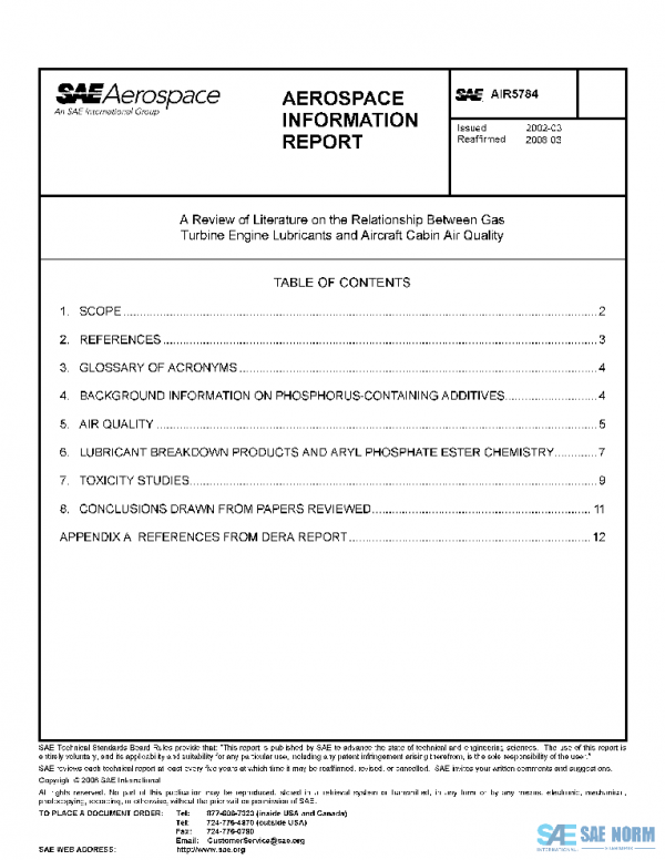 SAE AIR5784 PDF