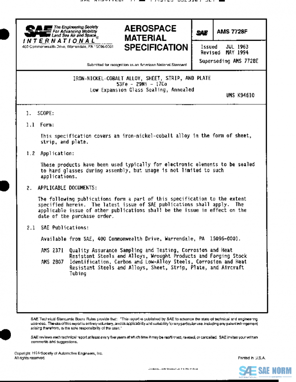 SAE AMS7728F PDF