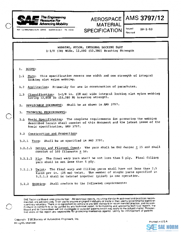 SAE AMS3797/12 PDF
