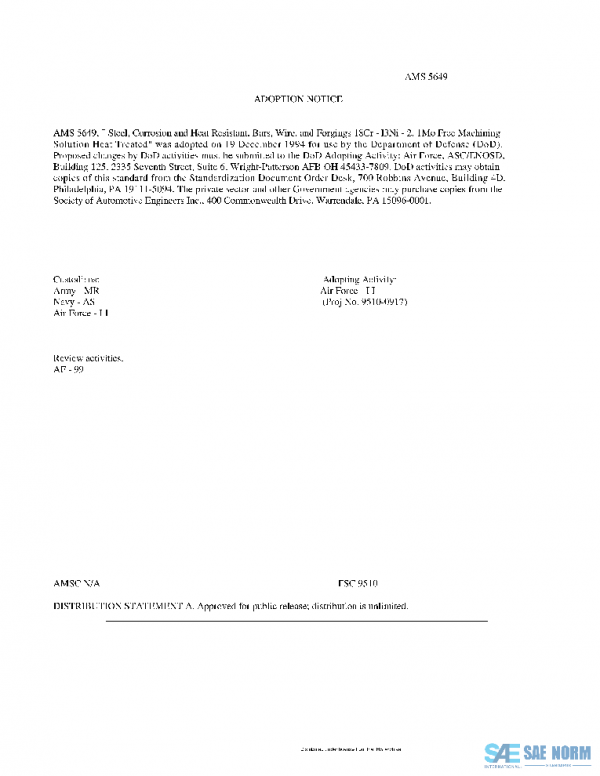 SAE AMS5649E PDF