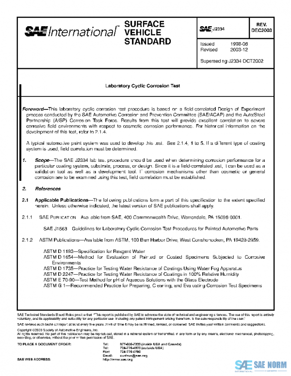 SAE J2334_200312 PDF