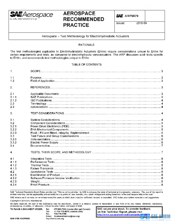 SAE ARP5879 PDF