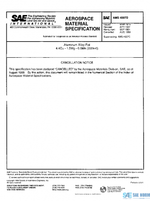 SAE AMS4007D PDF