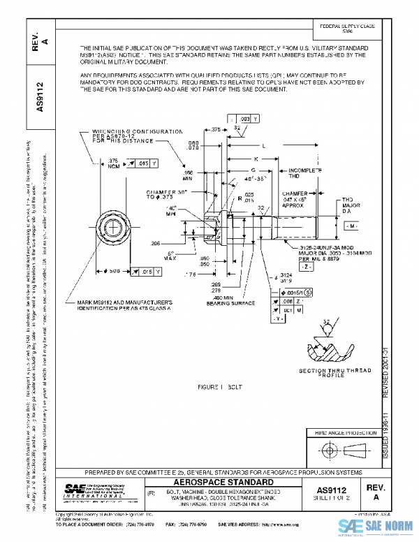 SAE AS9112A PDF SAE AS9112A PDF