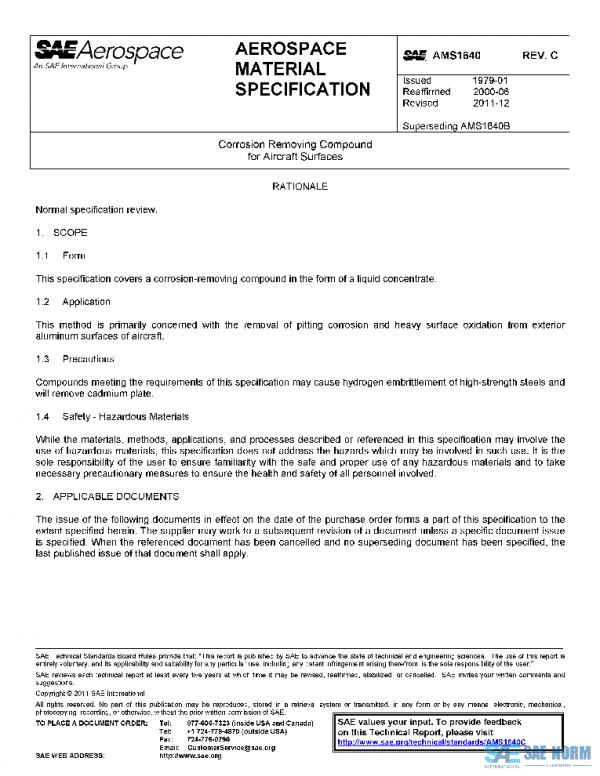 SAE AMS1640C PDF