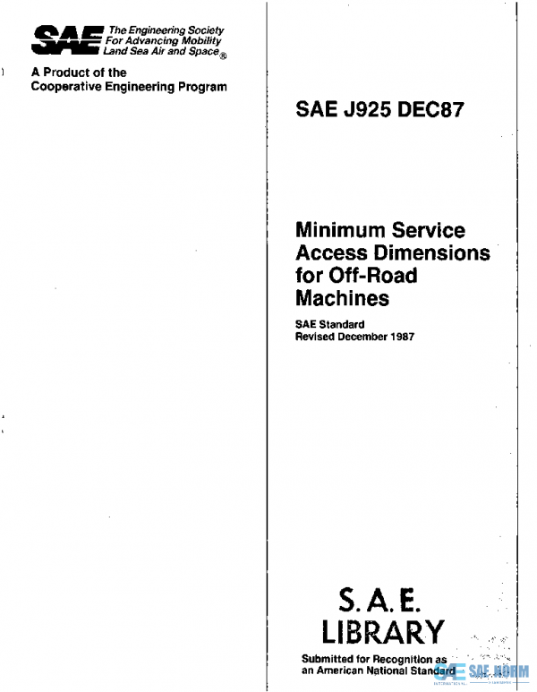 SAE J925_198712 PDF SAE J925_198712 PDF