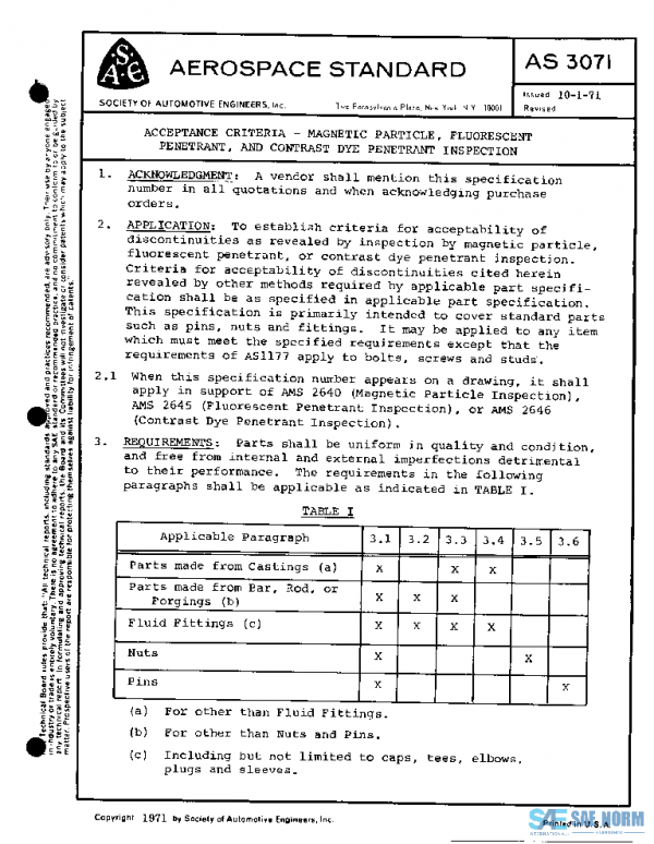 SAE AS3071 PDF