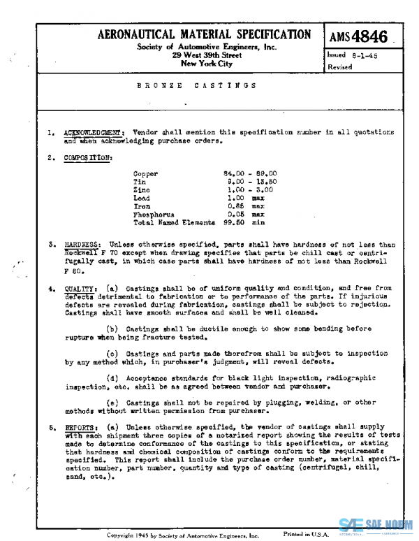 SAE AMS4846 PDF SAE AMS4846 PDF