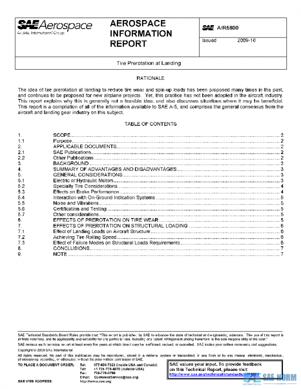 SAE AIR5800 PDF SAE AIR5800 PDF
