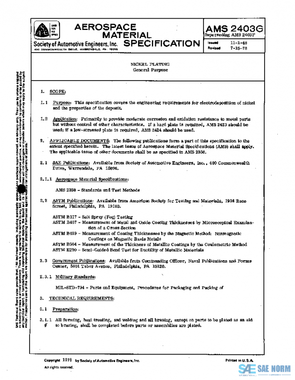 SAE AMS2403G PDF